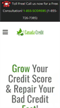 Mobile Screenshot of creditcanada.net
